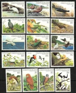 Christmas Island Stamp 117-132  - Birds - Picture 1 of 1