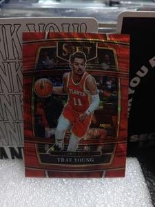 2021-22 Panini Select - Concourse Trae Young #26 Red Wave Prizm - Picture 1 of 2