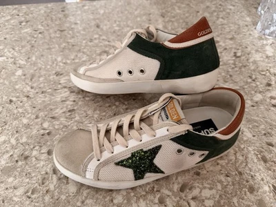 Golden Goose Superstar Glitter Sneakers Size 37 - Image 1 of 4