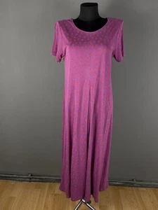 GUDRUN SJODEN Mujer Vestido Pullover Manga Corta Púrpura Talla S - Imagen 1 de 12