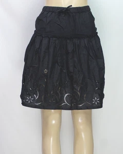 Gap Kids Girls A-Line Skirt Eyelet Black Size M (8) - Picture 1 of 5