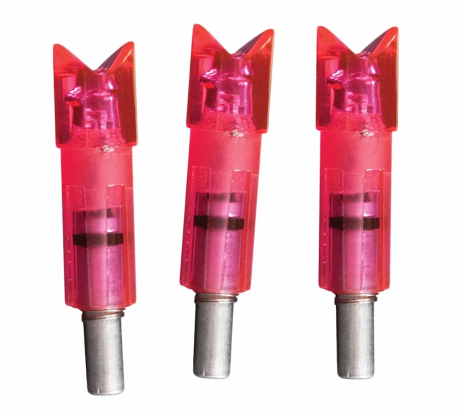 Lumenok Ballesta Iluminada Flecha Media Luna Leva .314" ID Rosa Paquete de 3 #2216C3P Foto 1 de 1