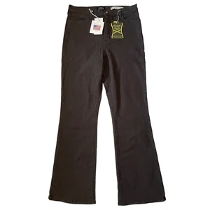 NYDJ NWT Size 14 Bootcut/Flare Jeans Rhinestones Black Not Your Daughters Jeans - Picture 1 of 7