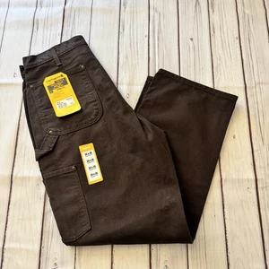 Carhartt Men 34x30 Loose Fit Double-Front Work Pant Carpenter BN0136-M NWT Brown - Picture 1 of 10