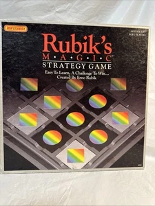 Rubik's Magic Strategy Board Game - Complete Matchbox 1987 - Picture 1 of 8