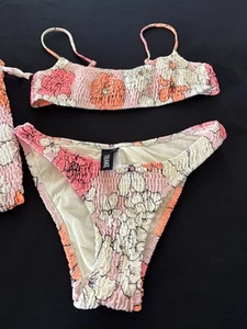 Triangl Women's Two Piece Tie Dyed Swimsuit Size S Multicolor NWOT - Picture 1 of 10