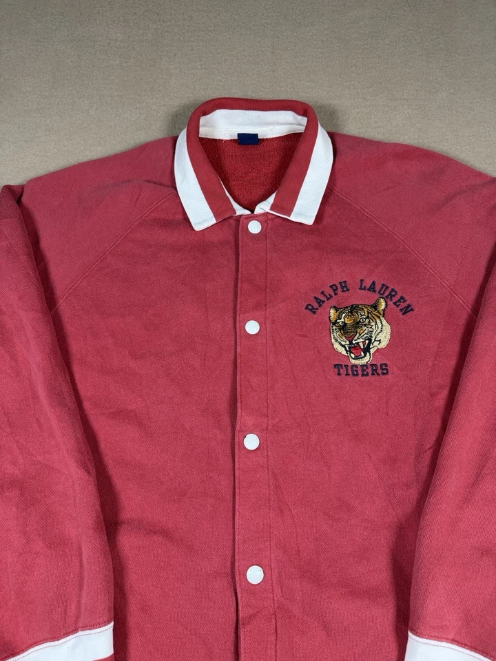 Винтажная спортивная куртка Ralph Lauren Polo Sport Tigers с вышивкой университетская большая - Изображение 1 из 4