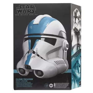 Star Wars The Black Series Clone Trooper 501st Legion Electronic Helmet - Picture 1 of 7
