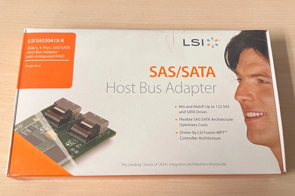 SAS3041X-R Raid 0/1 4PORT SAS PCI-X 3GB/S ROHS6 - Image 1 of 1