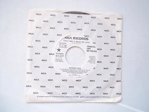 DONNIE IRIS - This Time It Must Be Love (PROMO) - 45 RPM Record  7" Single 1983 - Picture 1 of 6