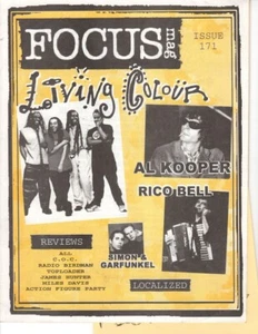 Focus Music Magazine 2002 Living Colour Al Kooper Rico Bell Simon & Garfunkel - Picture 1 of 3