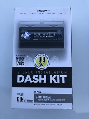 Metra - Stereo Dash Kit - Black (BY-PKUV) Universal 1982 - 2009 For Single Din - Image 1 of 4