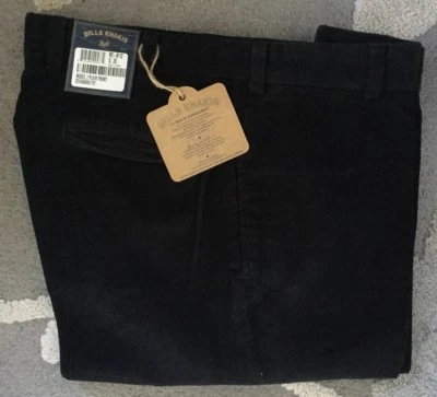 BRAND NEW-Bills khakis M2-B11C Size 35 Standard CORDUROY BLACK MSRP $165 - Image 1 of 3