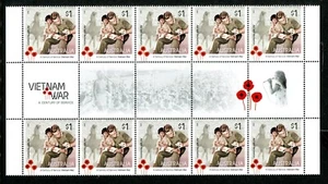 2016 Vietnam War! A Century of Service MUH Gutter Strip (Aid & Recreation) - Picture 1 of 1