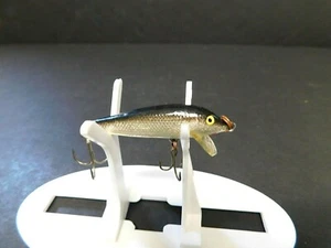 Vintage Rapala Original Float Lure Finland Black Silver Excellent Vintage Condit - Bild 1 von 7