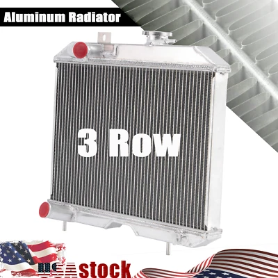 Radiador de alumínio 3 fileiras para Jeep Willys MB/CJ-2A/M38/Ford GPW 1941-1952 EUA - Imagem 1 de 4