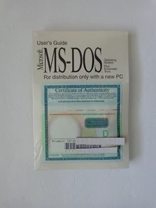 Genuine: Microsoft MS-DOS 6.22 Full Version with 3.5 disks & COA New Sealed! - Picture 1 of 2
