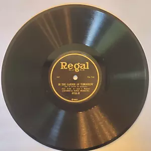 1924 RARE Antique Continental Dance Orchestra GARDEN 78 RPM 10 in Regal 9722 VG+ - Picture 1 of 5