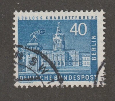 Germany (Berlin) 1957 #9N131 Charlottenburg Castle - Used - Image 1 of 2