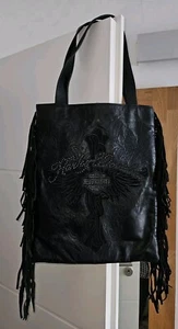 Harley Davidson Damen Tasche Motiv Strass Fransen - Bild 1 von 8