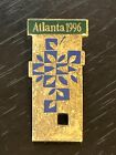 Vintage Collectible Atlanta 1996 Metal Pinback Lapel Pin Hat Pin