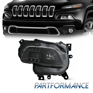For 2014-2018 JEEP Cherokee Halogen Headlight Headlamp Left Driver Side LH - Picture 1 of 10
