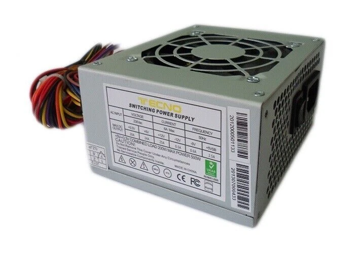 TECNO ALIMENTATORE PC MICRO ATX500W FAN 8CM BULK - Immagine 1 di 1