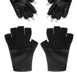 Fingerless Gloves UV Protection Sunscreen Gloves Summer Outdoor Driving Unisex - Picture 1 of 11