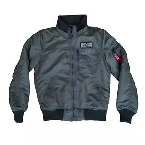 Giacca imbottita Alpha Industries usata in ottime condizioni tema militare termolite media senza cappuccio - Foto 1 di 20