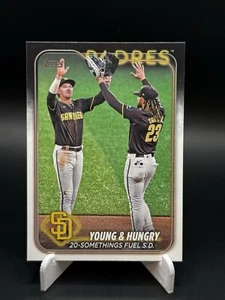 2024 Topps Update #US88 Jackson Merrill Fernando Tatis Jr Young & Hungry - Picture 1 of 2