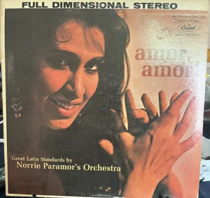 Norrie Paramor's Orchestra ‎: Amor, Amor! Vinyl LP Record Capitol 1961 - Picture 1 of 4