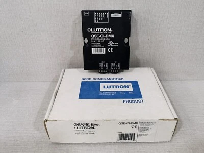 LUTRON QSE-CI-DMX Control Interface GRAFIK Eye Systems PELV (Class 2:USA) - Image 1 of 4