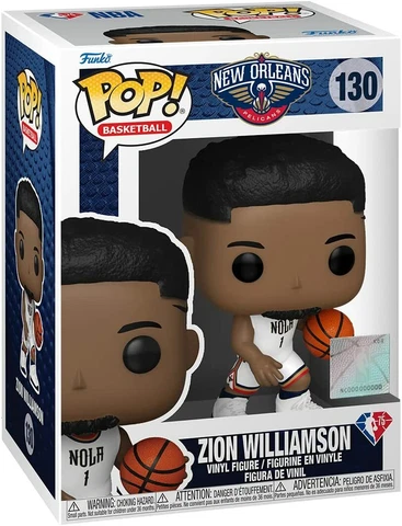 Zion Williamson New Orleans Pelicans NBA Basketball 129 Pop! Vinyl Figure Funko Cover