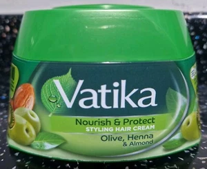 Vatika Nourish & Protect Styling Hair Cream With Olive, Henna & Almond 140ml - Picture 1 of 8