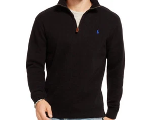Polo Ralph Lauren French Rib Sweater Herren Half Zip Mock Neck Pullover - Bild 1 von 36