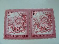 2 alte Briefmarken aus Österreich - 2 x 9 Schilling