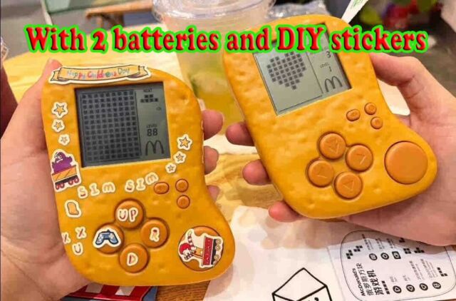 Rétro Handheld Game Players Tetris Classic Childhood Game Jeux électroniques  Jouets Console de jeux Énigme Jouets éducatifs pour enfant