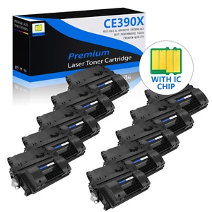 10PK CE390X Toner Cartridge For HP LaserJet Enterprise 600 M603n M603xh M602dn - Picture 1 of 24
