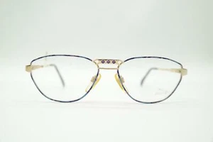 Vintage Jaguar 306-085 Gold Violett oval Brille Brillengestell eyeglasses NOS - Picture 1 of 6