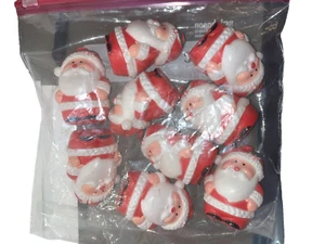 Christmas Tree String Strand Light Covers Blow Mold Novelty Santa Lot - Picture 1 of 5