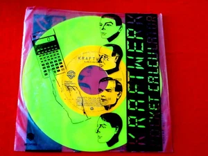 KRAFTWERK~ POCKET CALCULATOR~ MINT~ YELLOW WAX~ UNPLAYED COPY ~ POP 45 - Picture 1 of 1