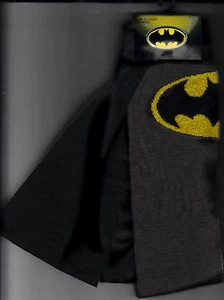 Batman Socks With Cape, One Size, Brand New - Picture 1 of 1