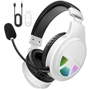 Auriculares inalámbricos para juegos WiseWing de 2,4 GHz para PC, PS5, PS4, Switch, USB Gaming Hea - Imagen 1 de 9