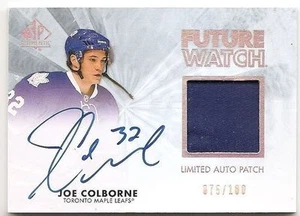 11/12 SP AUTHENTIC FUTURE WATCH AUTOGRAPH PATCH #242 Joe Colborne #75/100 - Picture 1 of 1
