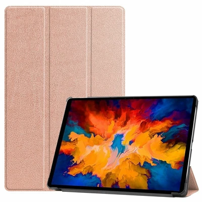WIGENTO Per Lenovo Tab P11 11.5 Pro custodia tablet 3 folt wake up smart cover oro rosa