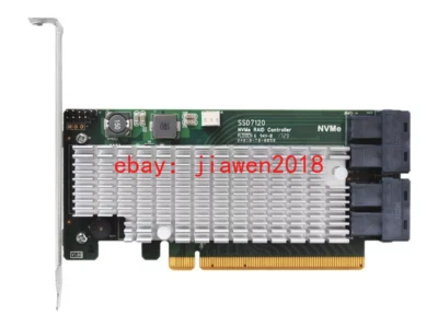 HighPoint SSD7120 PCIe U.2 Ultra-High Performance Flexible NVMe RAID Card - Image 1 of 4