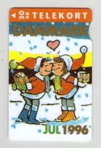 Phone Card CHRISTMAS 1996 Denmark Telephon Card NO Sip Telecom - Picture 1 of 2