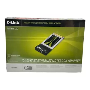 D-LINK DFE-690TXD 10/100 FAST ETHERNET NOTEBOOK ADAPTER NEW/UNUSED SURPLUS - Picture 1 of 3