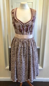 Alba Moda Dirndl Trachten Kleid Trachtenkleid Landhaus Oktoberfest leo rose 40 - Bild 1 von 5