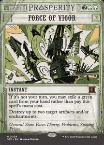 *MtG: FORCE OF VIGOR - Outlaws of Thunder Junction: Breaking News Mythic* - Bild 1 von 1